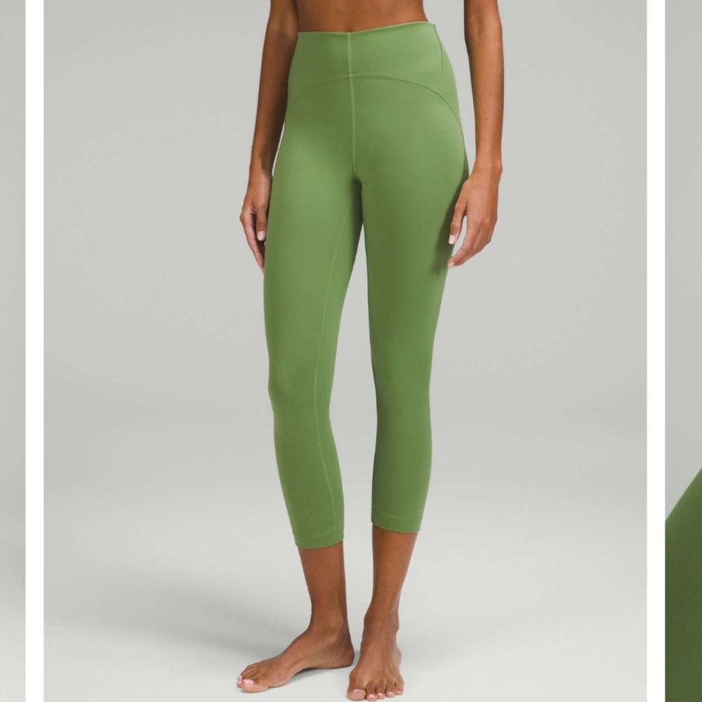 6 - lululemon InStill High-Rise Crop 23" Green Foliage NWT